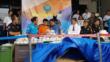 BNN gelar konferensi pers, Kamis, 27 Juli 2017.
