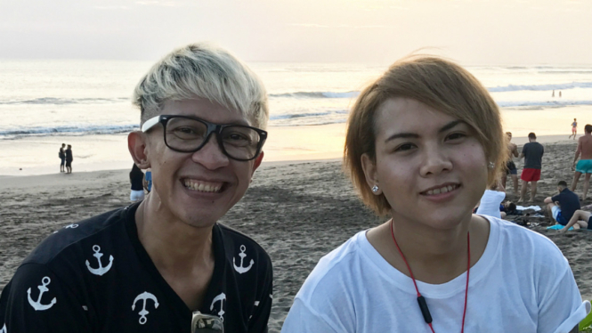 Aming dan Evelyn Nada Anjani.