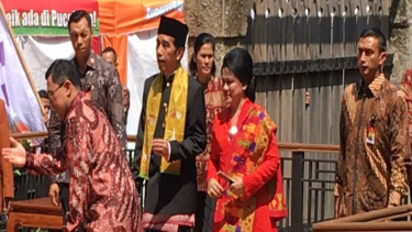Presiden Joko Widodo dan Ibu Negara Iriana