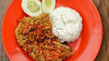 Ayam Geprek Joy Fried Chicken Jakarta.