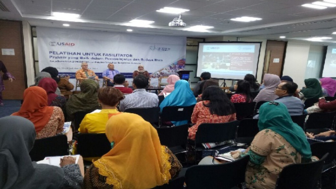 Pelatihan bagi para guru dari USAID.