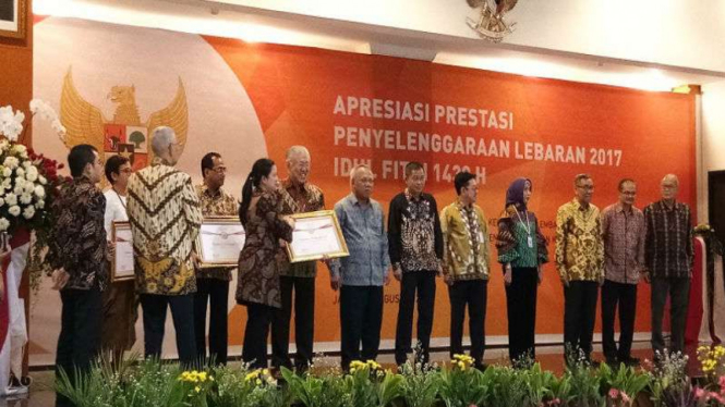 15 Kementerian/Lembaga mendapat penghargaan penyelenggaraan lebaran 2017