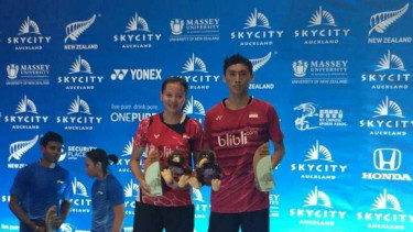 Ganda campuran juara New Zealand Open Grand Prix Gold 2017, Ronald Alexander/Annisa Saufika