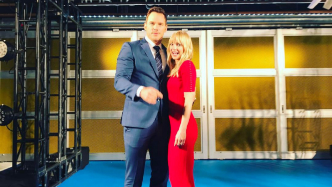 Chris Pratt dan Anna Faris.