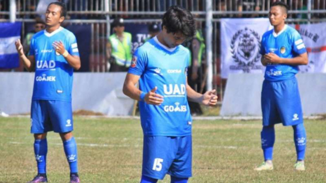 Para pemain PSIM Yogyakarta