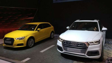 Dua mobil Audi yang meluncur di GIIAS 2017.