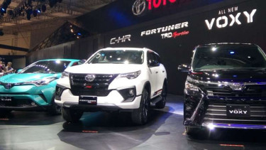 Mobil-mobil baru Toyota di GIIAS 2017.