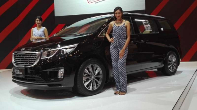 Kia Sedona ikut meriahkan pameran GIIAS 2017.
