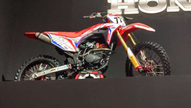 Honda CRF150L edisi purwarupa.