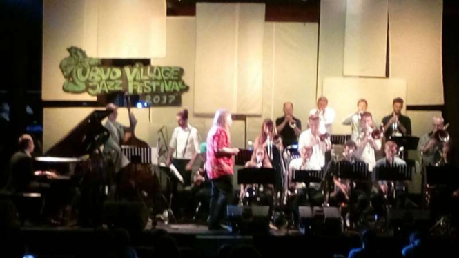 Ubud Village Jazz Festival di ARMA Museum, Ubud, Bali, pada Jumat malam, 11 Agustus 2017.