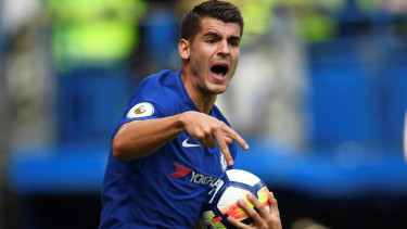 Striker Chelsea, Alvaro Morata.