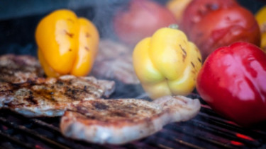 Ilustrasi daging bakar