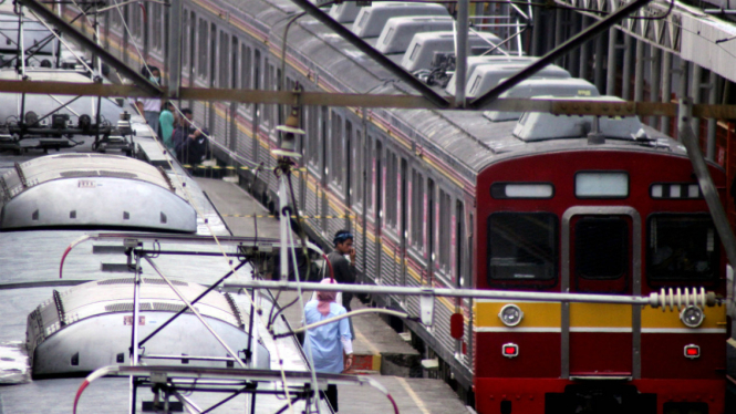 Ilustrasi KRL Commuter Line