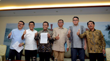 Pimpinan dan Anggota Pansus Angket KPK.