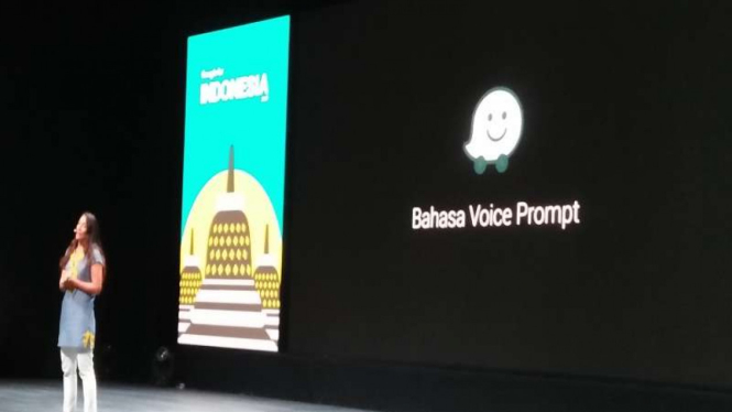 Direktur Waze, Di-Annn Eisnor di Google for Indonesia 2017.