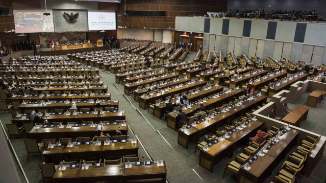 Suasana Sidang Paripurna DPR beberapa waktu lalu.