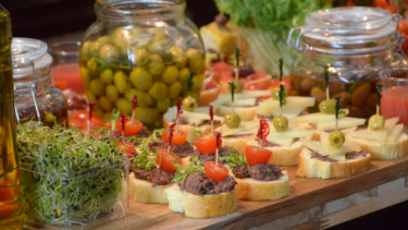 Tapas di Gran Melia Hotel.