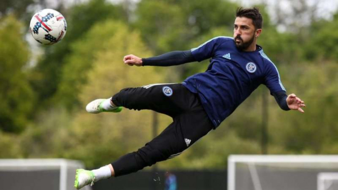 Penyerang New York City FC, David Villa