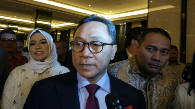 Ketua MPR dan juga Ketum PAN, Zulkifli Hasan.