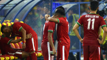 Malaysia vs Indonesia di SEA Games 2017