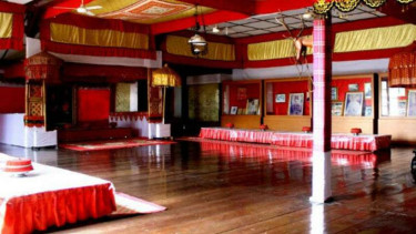 Rumah Adat Balla Lompoa, Kelurahan Sungguminasa, Kacamata Somba Opu, Gowa, Sulawesi Selatan.