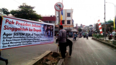 Kebijakan Lalu Lintas Bikin Pedagang Depok Bangkrut
