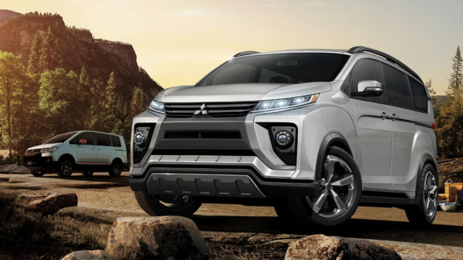 Mitsubishi Delica terbaru yang mirip Xpander.