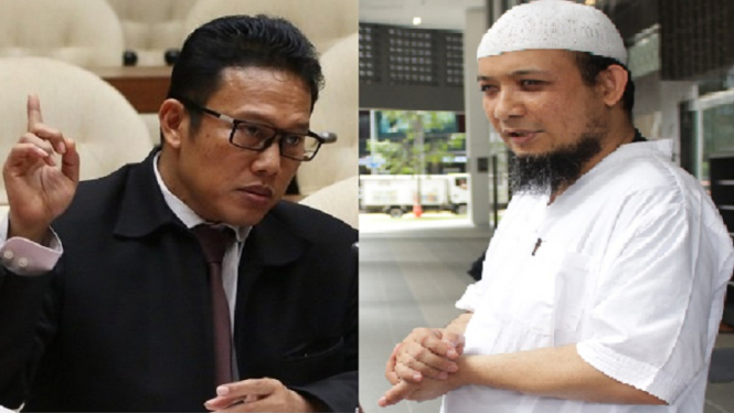 Direktur Penyidik KPK, Brigjen Aris Budiman, dan anak buahnya, Novel Baswedan. 