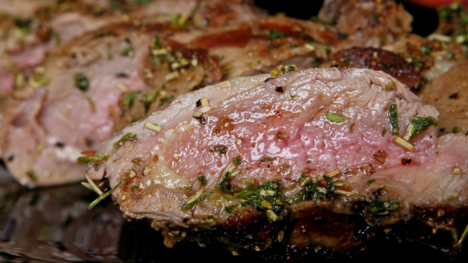 Ilustrasi daging kambing.