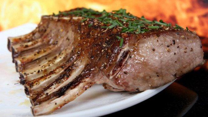 Ilustrasi daging kambing.