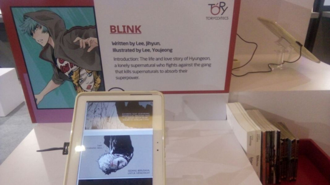 Komik Korea di JIEXPO Kemayoran, Jakarta
