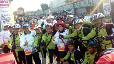 Gowes Pesona Nusantara di Brebes