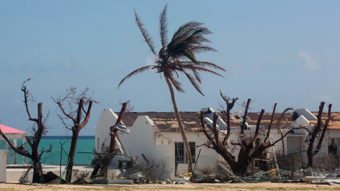 Badai Irma Porak-porandakan Perahu dan Rumah di Belanda