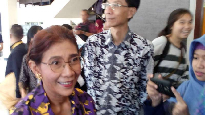 Menteri Kelautan dan Perikanan RI Susi Pudjiastuti, Selasa, 12 September 2017.