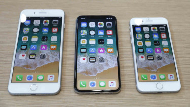 Peluncuran iPhone 8, 8 Plus, dan iPhone X di California, Amerika Serikat.