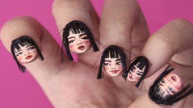 Nail art oleh Dain Yoon 
