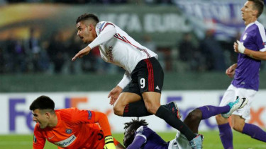 Striker AC Milan, Andre Silva bobol gawang Austria Vienna