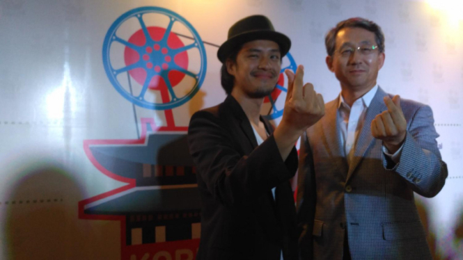 Morgan Oey dan Duta Besar Korea Selatan untuk Indonesia Cho Tai-young