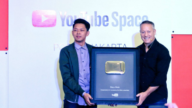 YouTuber Golden Play Button, Bayu Skak