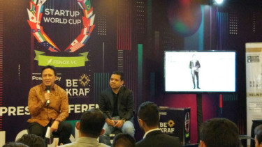 Konferensi Pers Startup World Cup 2018