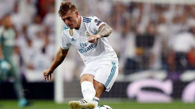 Gelandang Real Madrid, Toni Kroos.