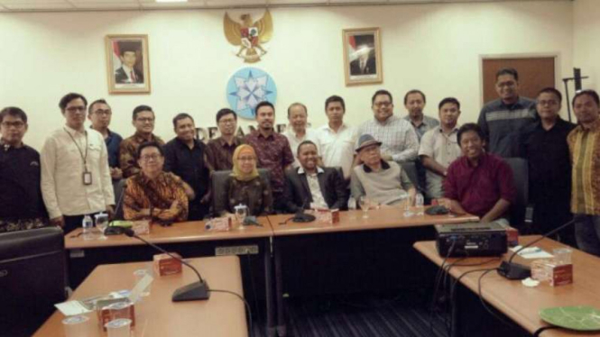 AMSI saat audiensi dengan Dewan Pers.