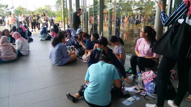 Fans dan calon penonton Seventeen