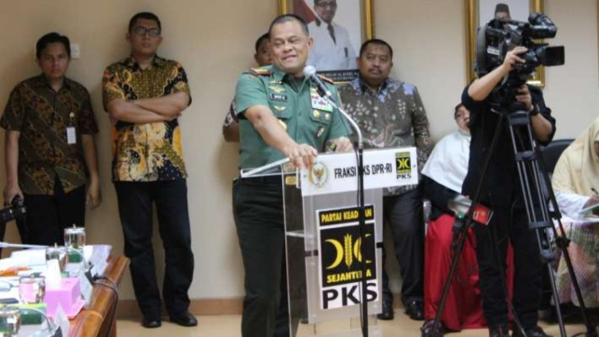 Panglima TNI Jenderal Gatot Nurmantyo.