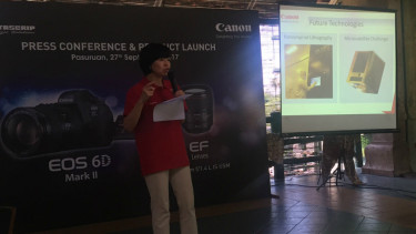 Presiden dan Chief Executive Officer Canon Singapura Pte Ltd, Noriko Gunji. 