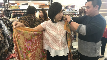 Teknik batik drapping