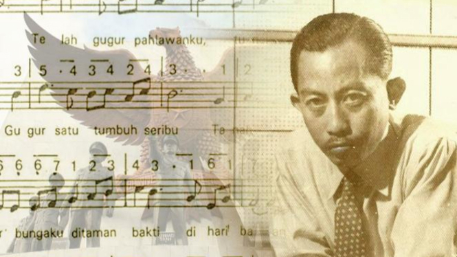 Ismail Marzuki, sang maestro musik Indonesia, pengarang lagu.