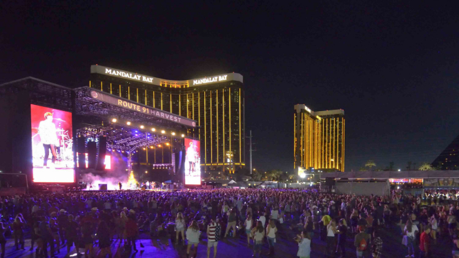 Penembakan Brutal Konser Musik Las Vegas, Puluhan Orang Tewas