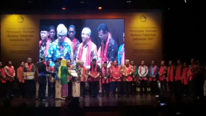 Penyerahan Sertifikat Warisan Budaya Tak Benda   Tahun 2017