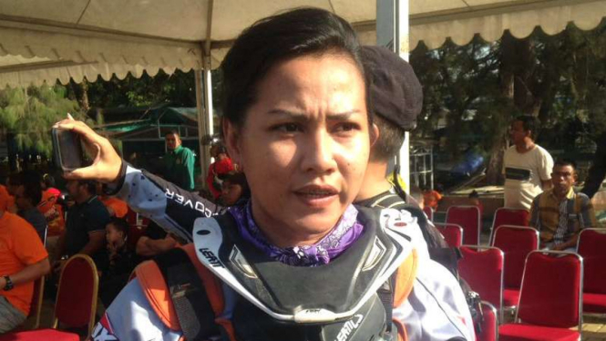 Irma, off-roader wanita asal Jember, Jawa Timur.
